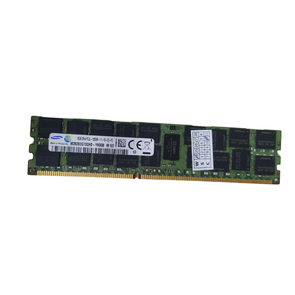 Samsung 16GB DDR32Rx4 PC3L-12800R Memory in Bangladesh