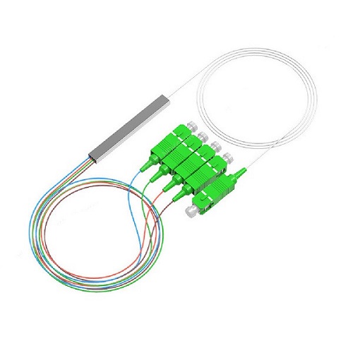 4 Way Steel Tube FTTH PLC Splitter Dis Connector