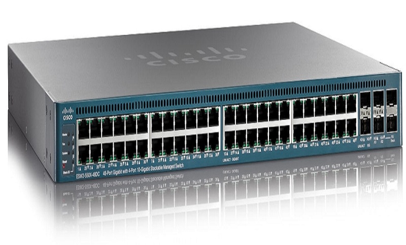 Cisco 550X 48GE  ports, 4 x 10 Gigabit Ethernet