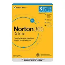 Norton 360 Standard 1 User 3 Year With Free Mask