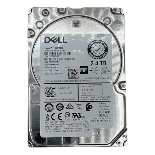 2.4TB SAS 10K RPM 2.5" SFF Enterprise Hard Drive (For Dell/HP/IBM server)