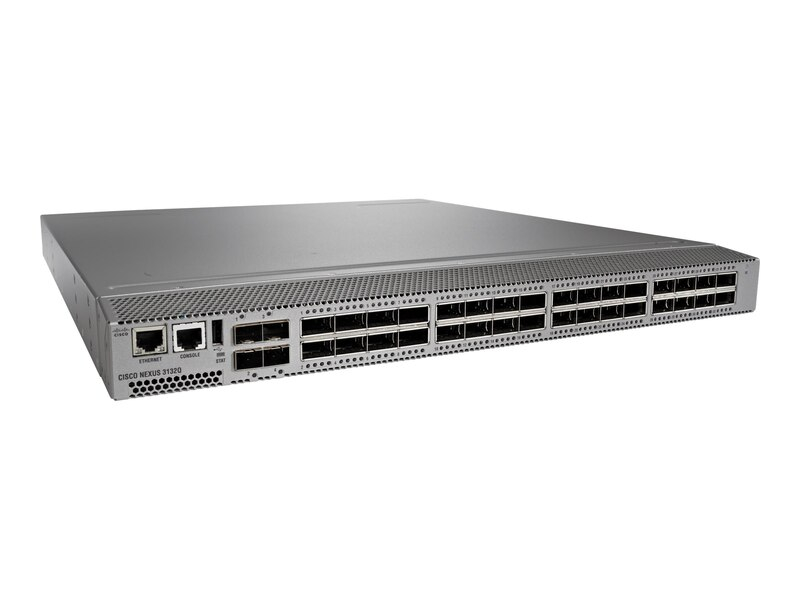 Cisco Nexus 3132Q-X Switch 32QSFP, Managed Rack 1U