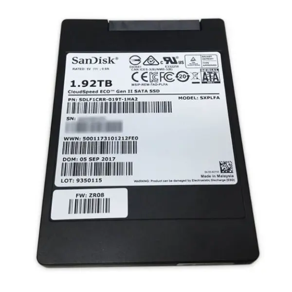 SanDisk 2.5in 1.92 TB Enterprise SATA  SSD 6Gbps