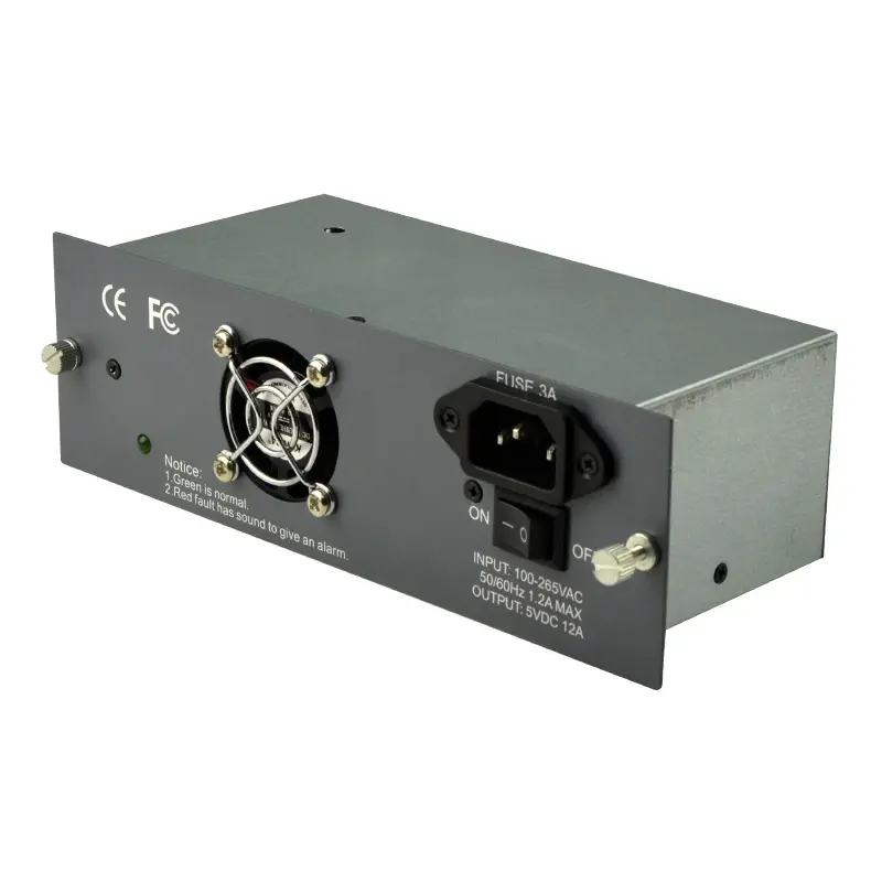 Power Supply Rack Mount Media Converter