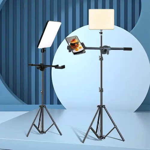 Live Streaming Fill Light Stand Adjustable Tripod for Ring Light & LED Panel - Additional view 2