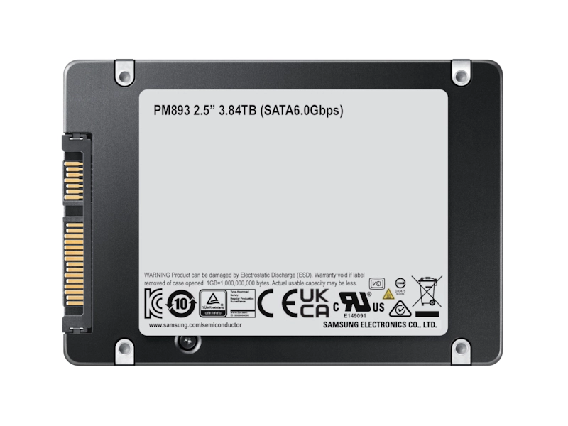 Samsung PM883 3.84 TB Enterprise SSD 2.5 SATA