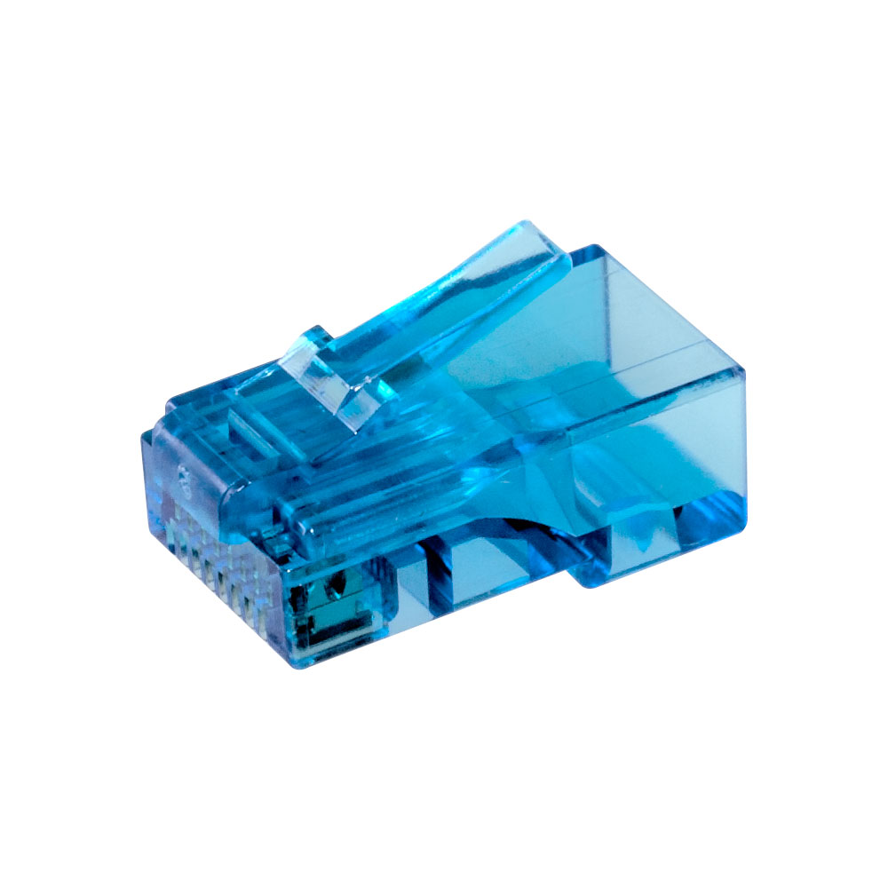 RJ-45 CAT5 Network Connector High Quality-Blue 100Pcs