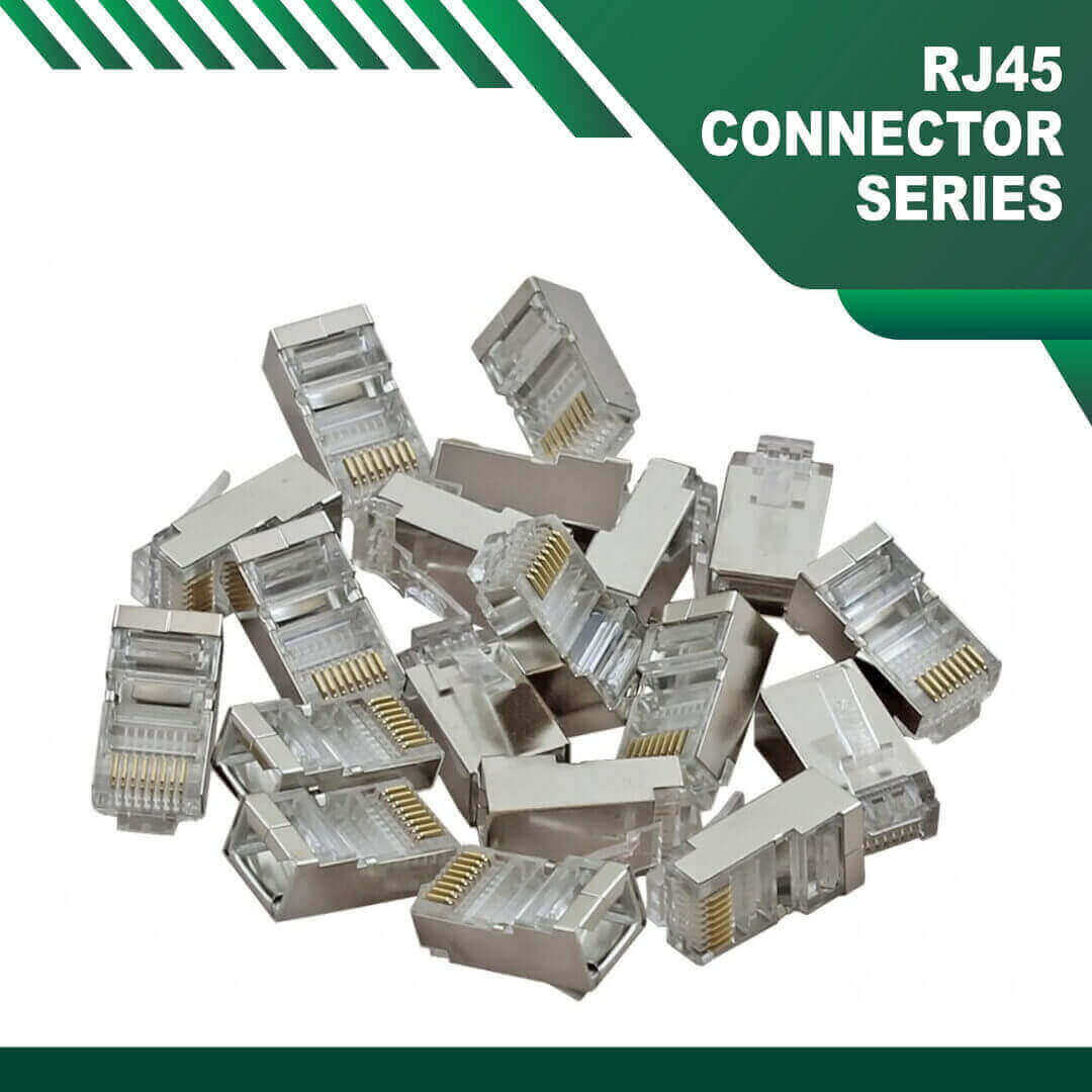 RJ45 Cat6 Connector Steel Structure 100 pcs